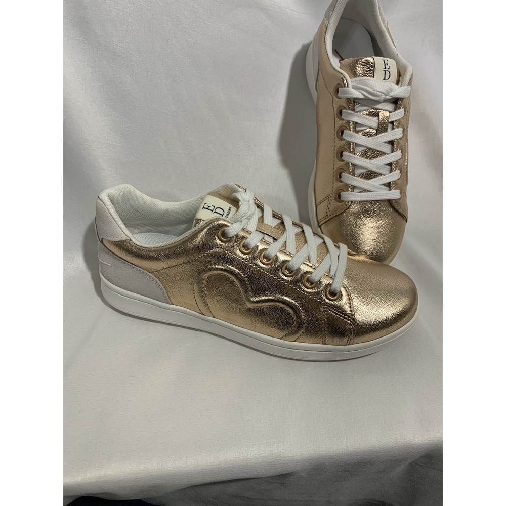 7ED by Ellen DeGeneres Chapunto‎ Rose Gold Sneaker, Size 7 .5 M